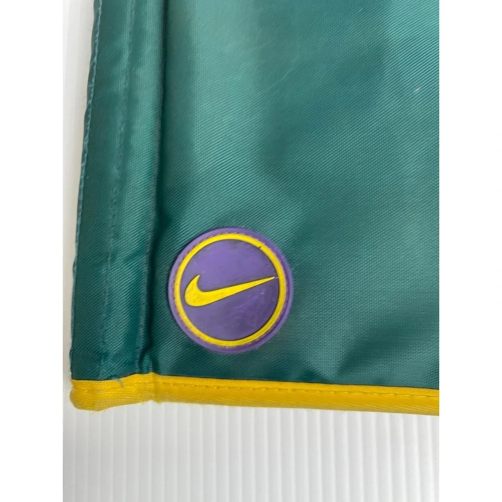 Vintage 1995 Nike Just Do It Mead Trapper Folder Green Yellow Retro Rare